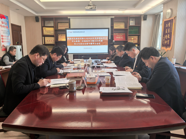 公司召开党委理论学习中心组集中学习暨2025年度民主生活会会前专题学习研讨会议